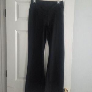Fabletics Oasis Pure Luxe High-Waisted Black Kick Flare Pants